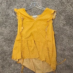 Madewell polka dot blouse